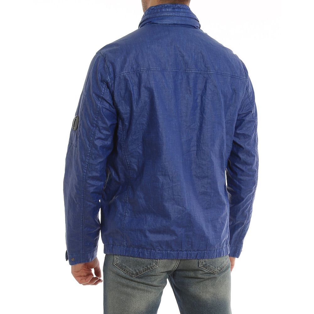 C.P. Company Blue Linen Shell Jacket