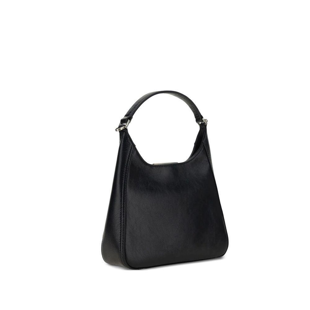 Front view with bag zipped and handles upright.