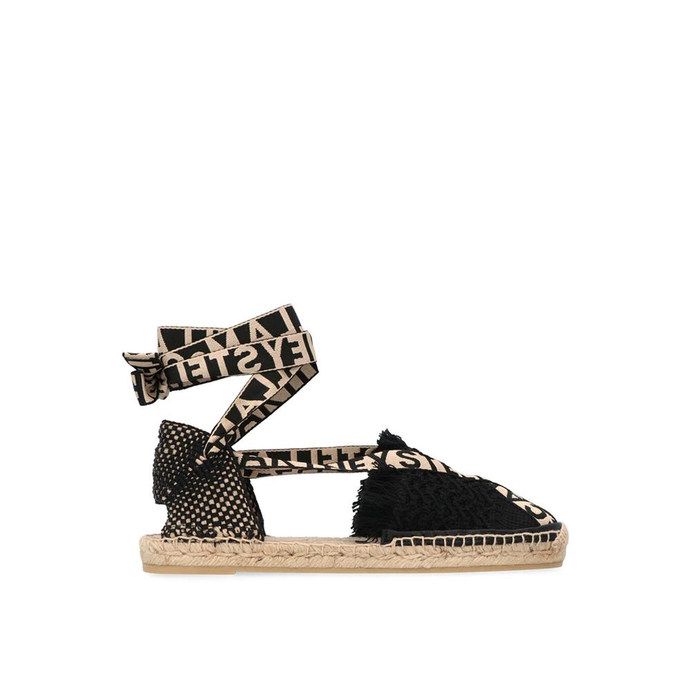 Stella McCartney Black Canvas Espadrilles