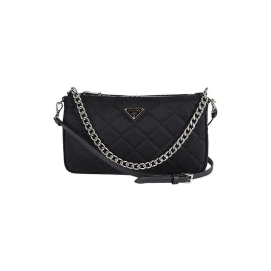 Prada Quilted Chain Shoulder Bag 1728,75611013280,Bags,Black,New with tags,Prada,Women,Women - Bags PR-8824167629012