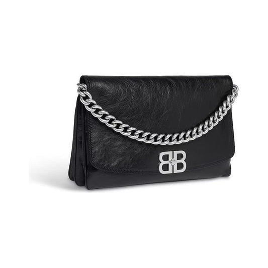 Balenciaga Large BB Soft Shoulder Bag 1728,75611013280,Bags,Balenciaga,Black,New with tags,Women,Women - Bags BA-8827019985108