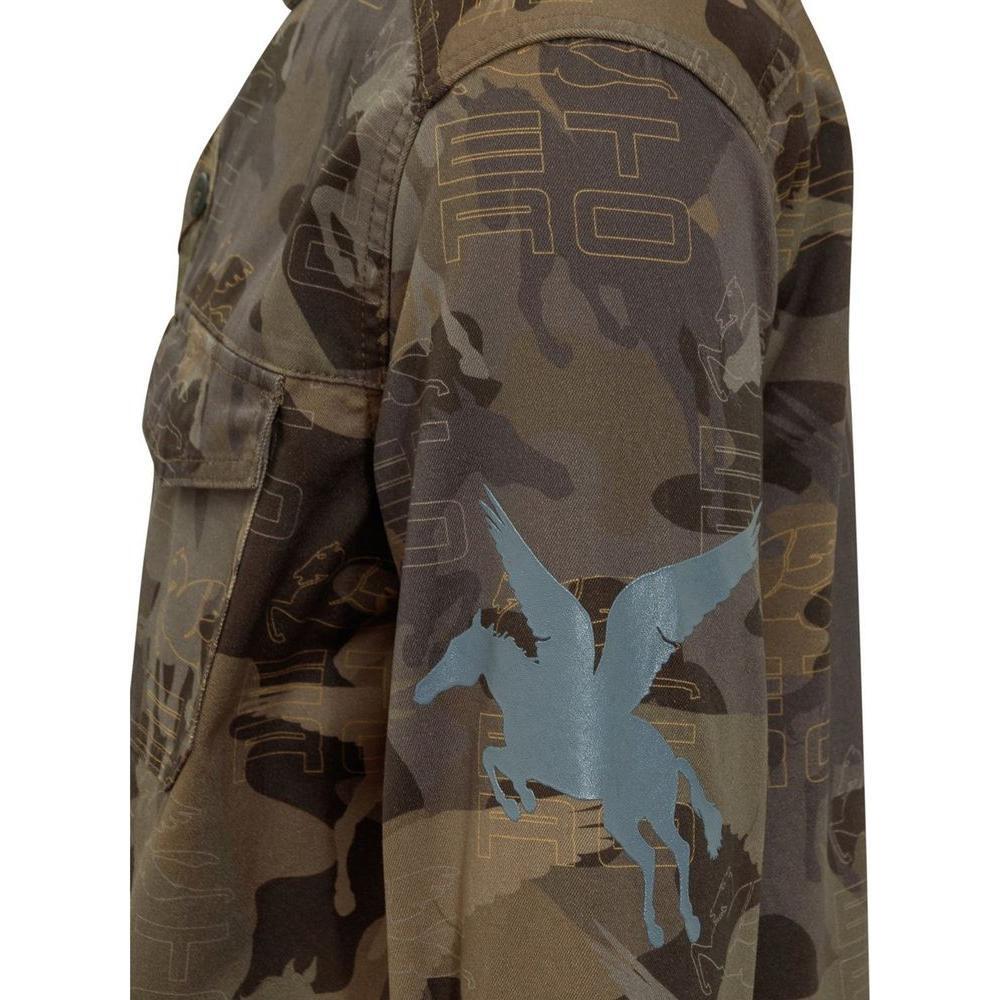 Etro Camouflage Cotton Shirt ET-8735467438292-M