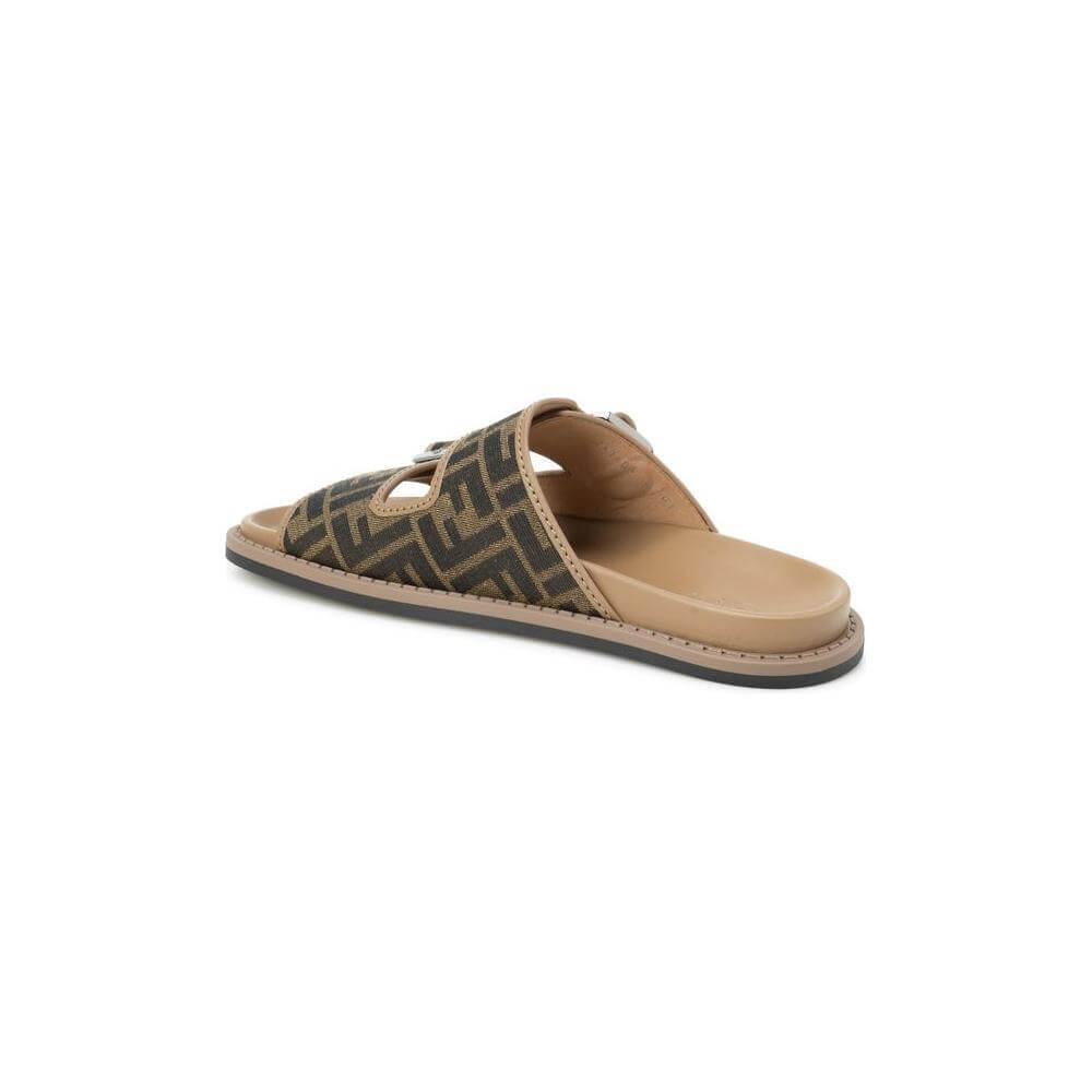 Fendi FF Flat Sandals FE-8735470977236-EU42/US9