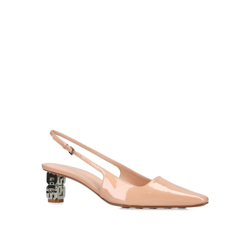 Givenchy Beige Calfskin Mid Heel Pumps