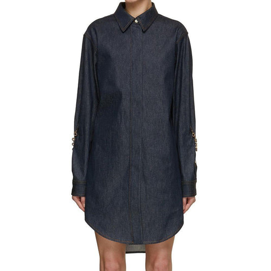 Loewe Denim Chain Shirt Dress LO-8735509315796-42