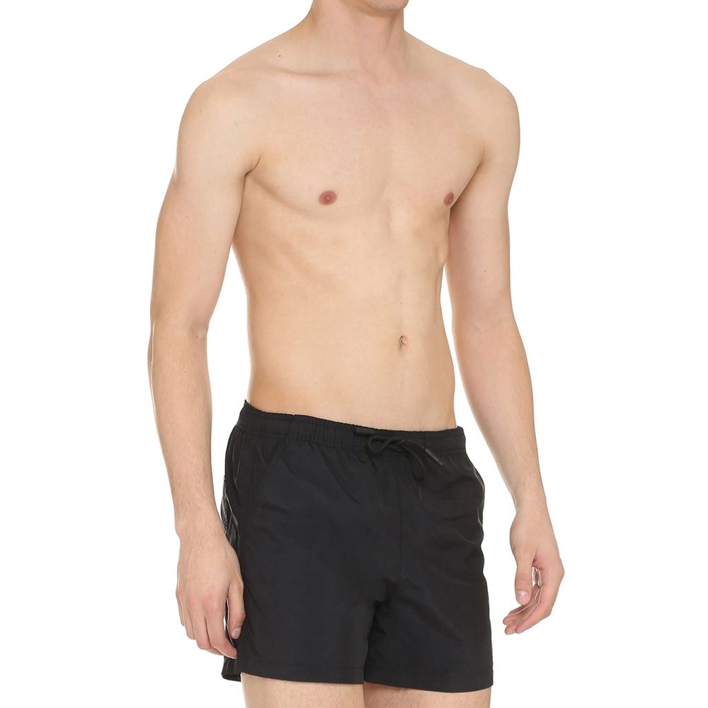 Marcelo Burlon Black Polyamide Short And Mini Shorts
