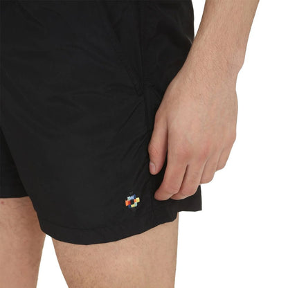 Marcelo Burlon Black Polyamide Short And Mini Shorts
