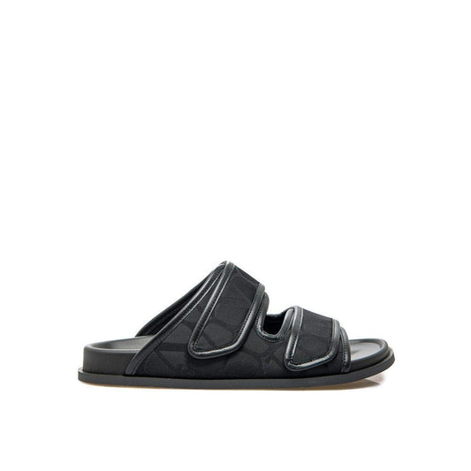 Valentino Garavani Toile Iconographe Flat Sandals VA-8735614435540-EU41/US8