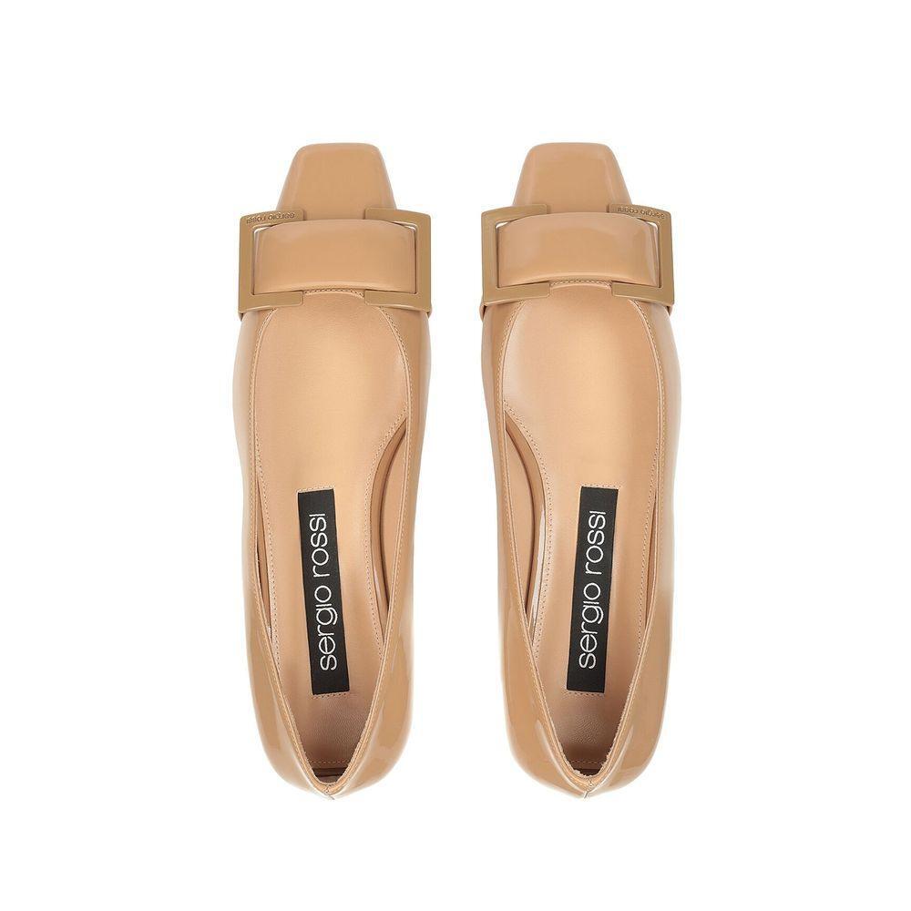 Sergio Rossi Leather Ballerina Flats SE-8735589761236-35