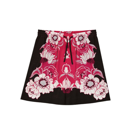 Valentino Multicolor Silk Shorts