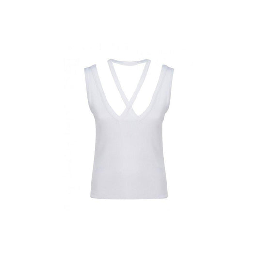 MM6 Maison Margiela Ribbed Cotton Top
