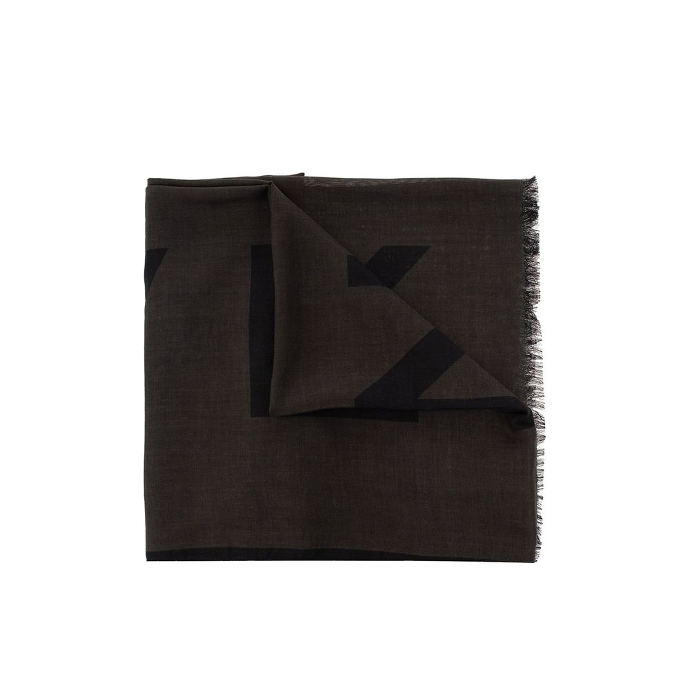 Givenchy Gray Cashmere Scarf