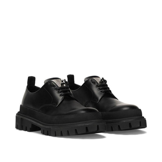 Dolce & Gabbana Leather Derbies DO-8736351191252-EU40.5/US7.5