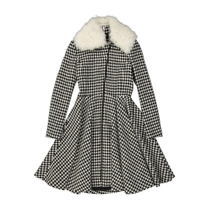 Giambattista Valli Black Virgin Wool Coat