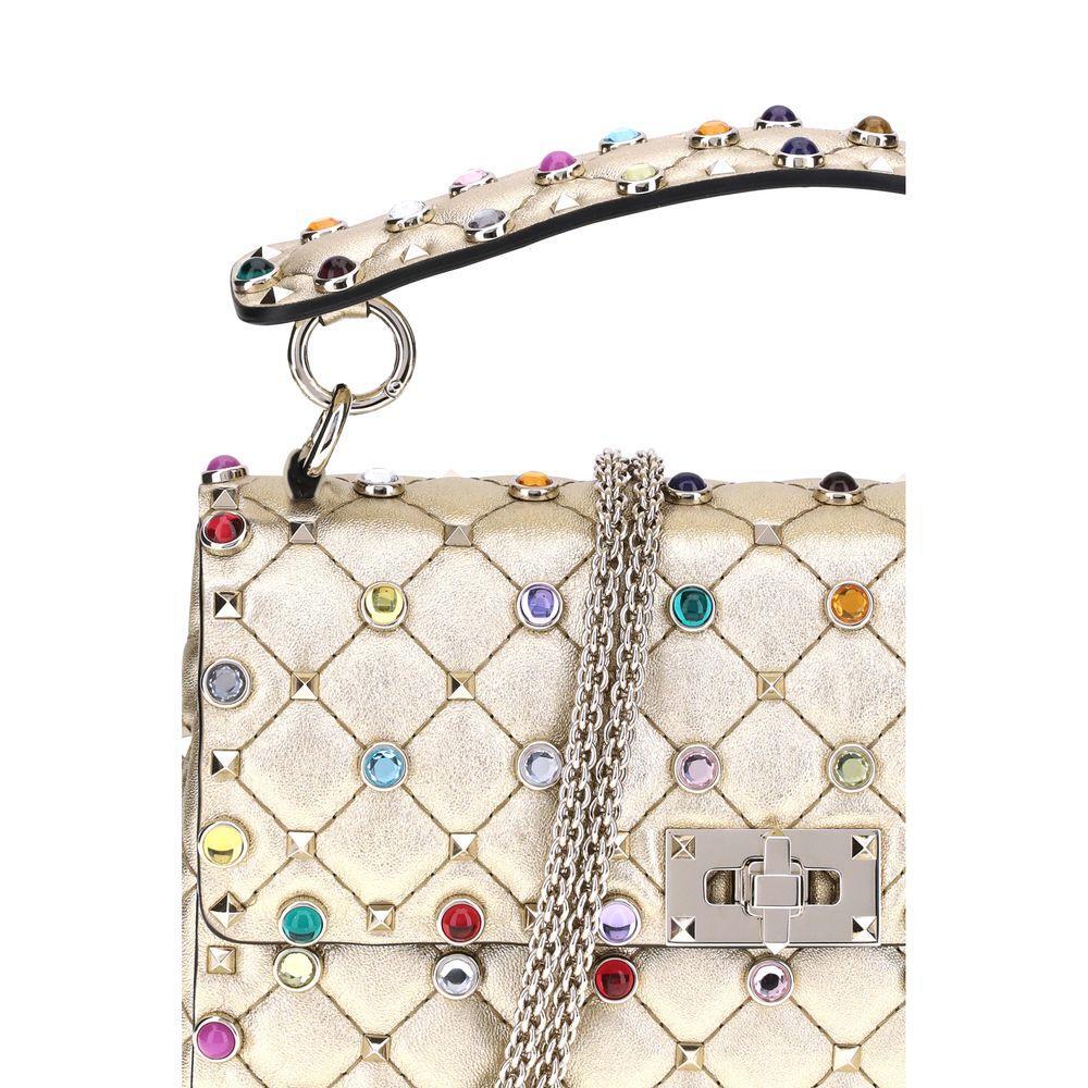 Valentino Garavani Medium Rockstud Spike Shoulder Bag VA7W2B0122NFDDXABB