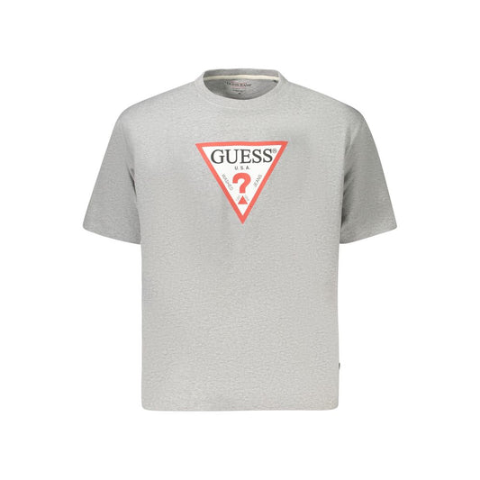 Guess Jeans Gray Cotton T-Shirt