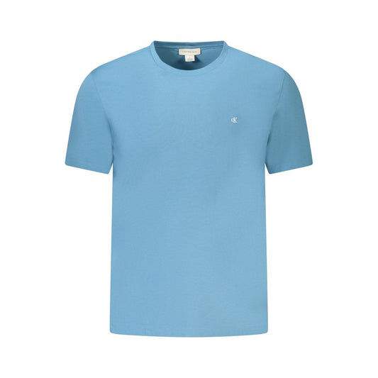 Calvin Klein Blue Cotton Men T-Shirt CA-39197-S