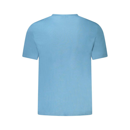Calvin Klein Blue Cotton Men T-Shirt CA-39197-S