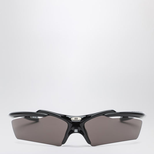Balenciaga Turbo Rectangle black sunglasses LDin,Men,Men > Accessories,Men > Accessories > Sunglasses,Spring - Summer 2025,Yes Eu 830305T0007/Q_BALEN-1000_100