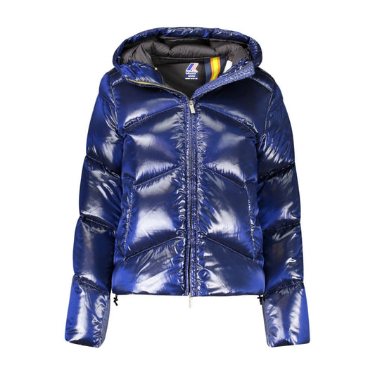 K-WAY Blue Polyamide Jackets & Coat KW-34415-S
