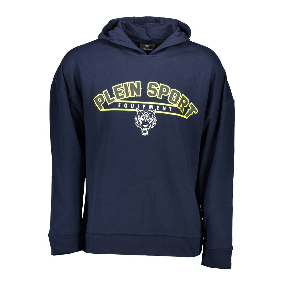 Plein Sport Blue Cotton Sweatshirt