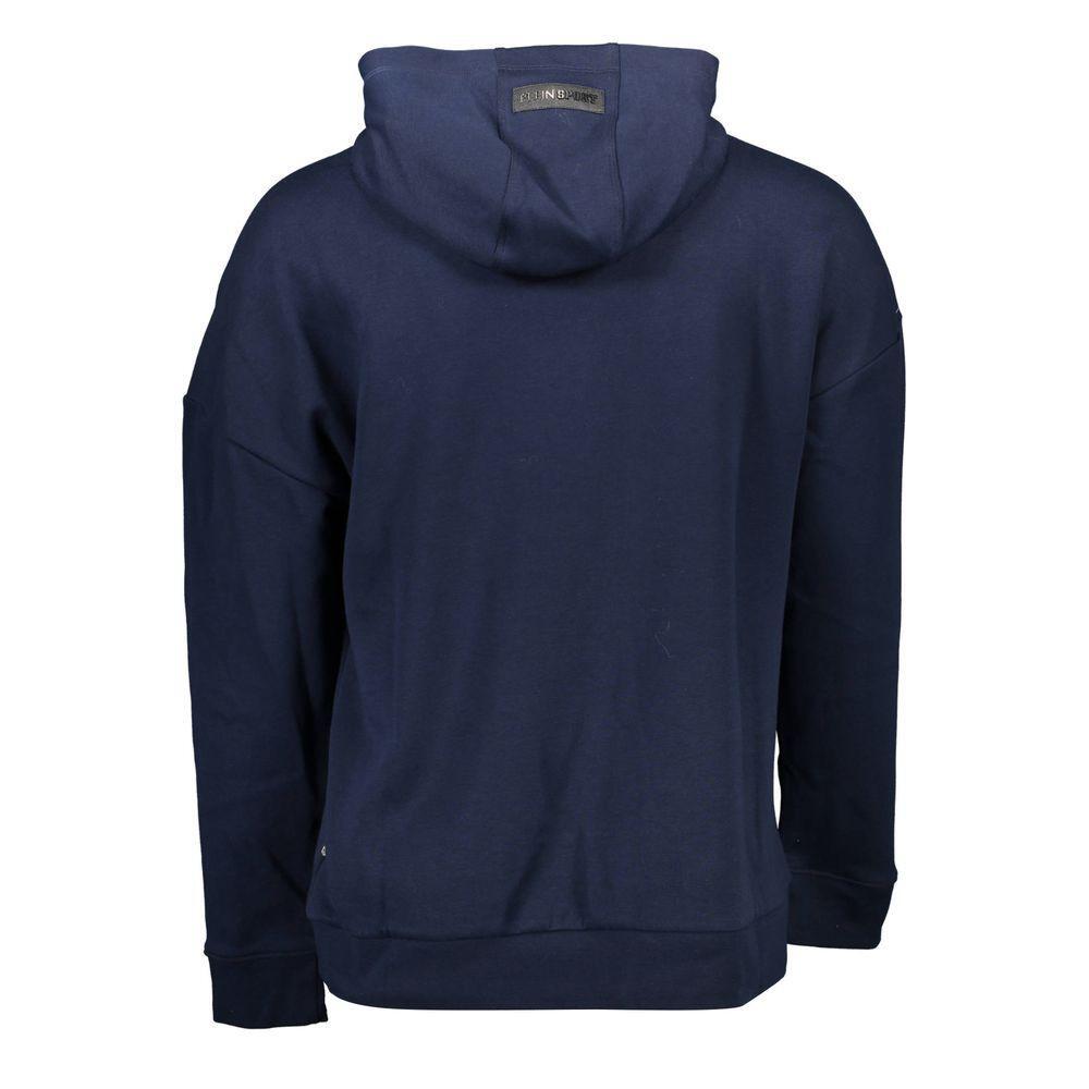 Plein Sport Blue Cotton Sweater PL-9570-S