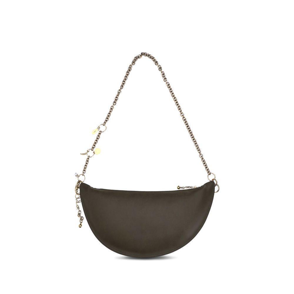 Front view with bag zipped and handles upright.