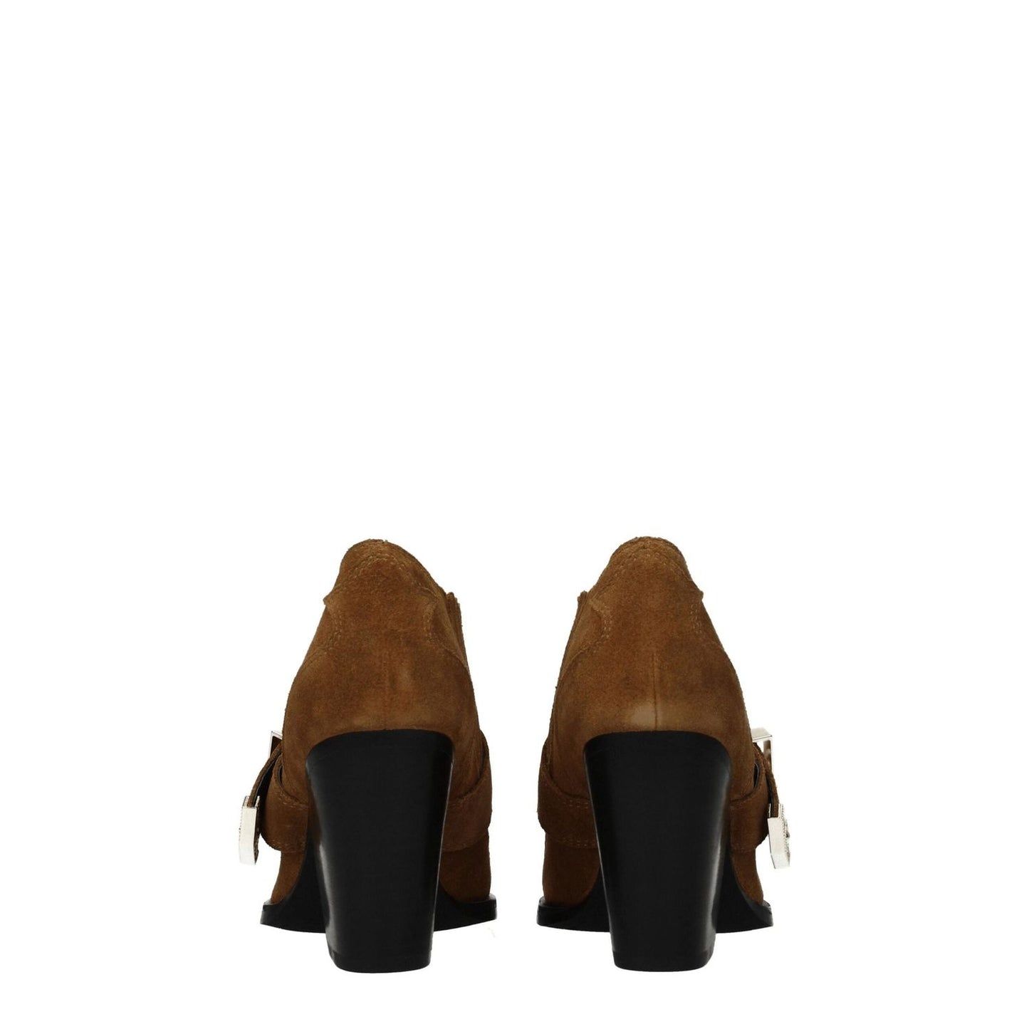 Versace Jeans Brown Leather Ankle Boots VE-8547161735433-EU39/US9