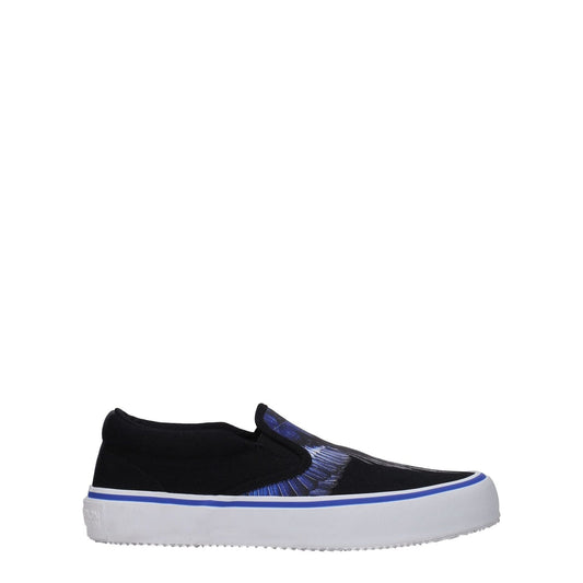 Marcelo Burlon Black Fabric Slip-On Loafers MA-8547167830281-EU44/US11