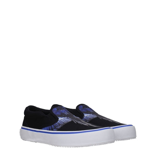 Marcelo Burlon Black Fabric Slip-On Loafers MA-8547167830281-EU44/US11