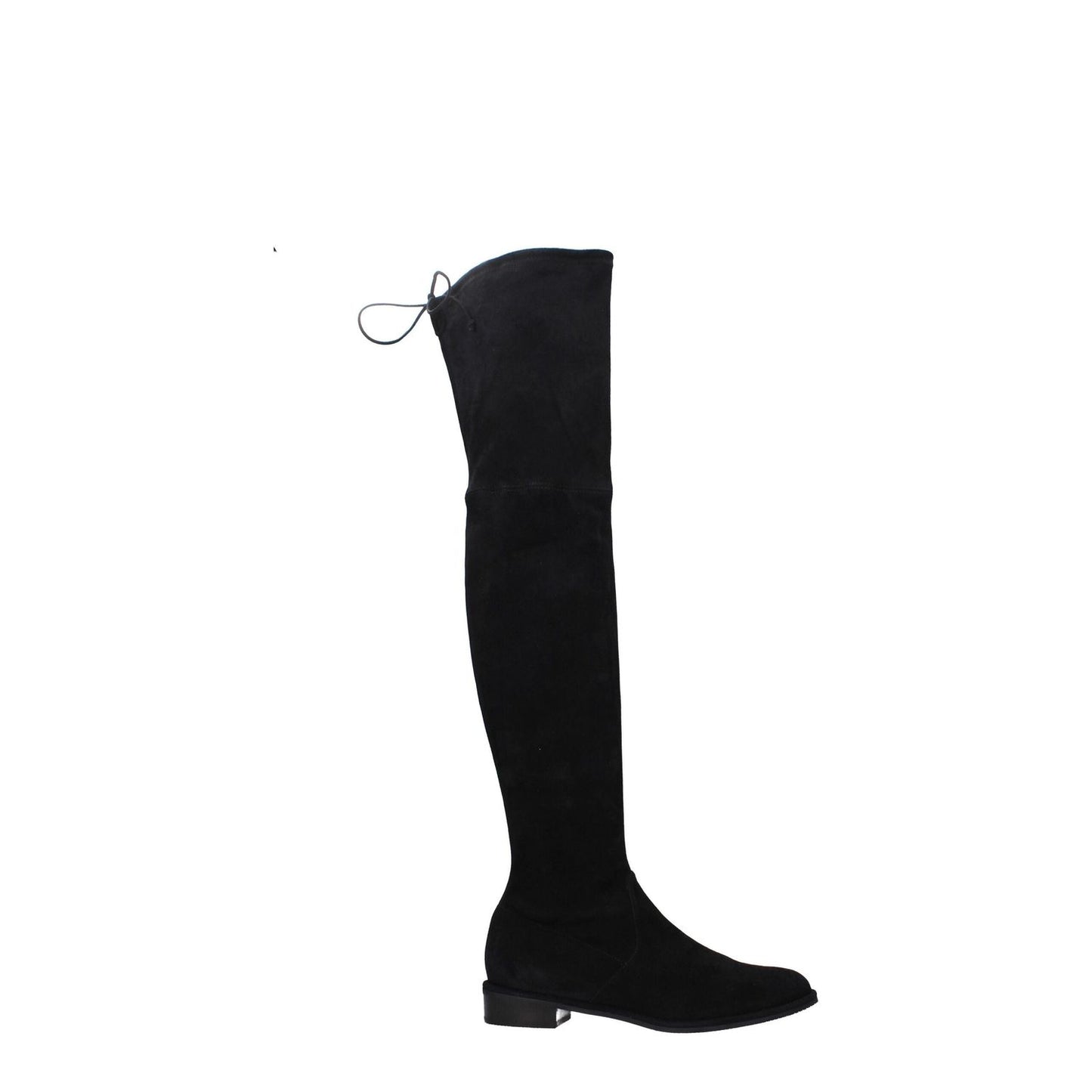 Stuart Weitzman Black Leather Over The Knee