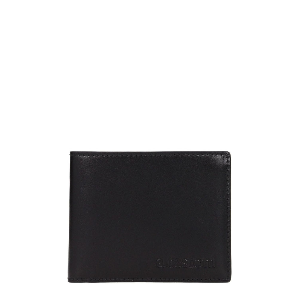 Testoni Black Leather Wallets TE8547195093257BT