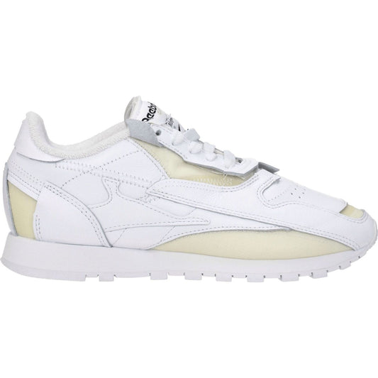 Maison Margiela White Leather Athletic Sneakers
