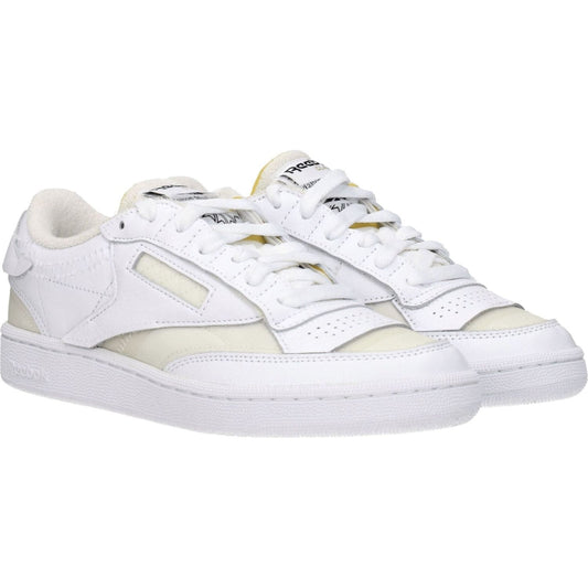 Maison Margiela White Fabric Low Tops