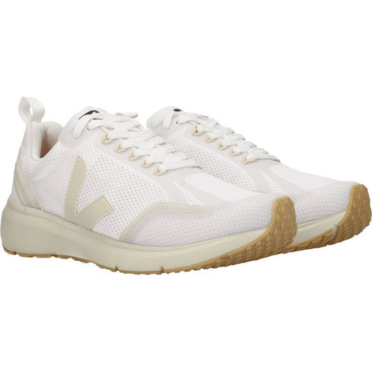 Veja White Fabric Athletic Sneakers