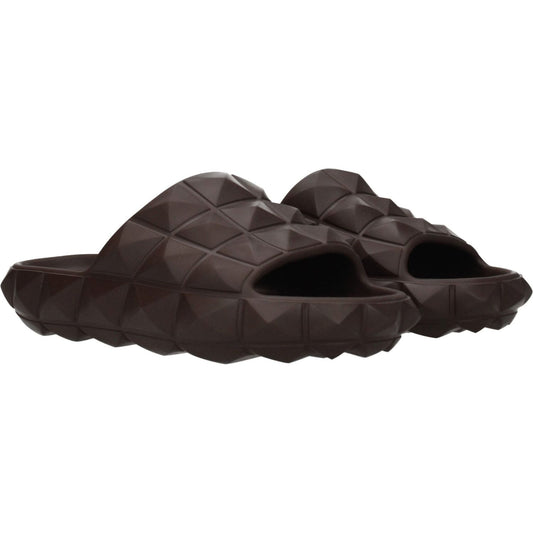 Valentino Garavani Brown Cotton Slippers Sandals