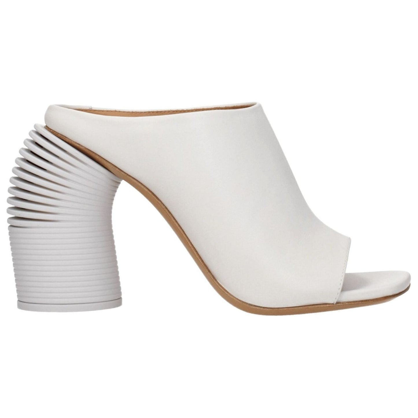 Off-White White Leather Platforms OF-8547286352137-EU36/US6