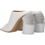 Off-White White Leather Platforms OF-8547286352137-EU36/US6