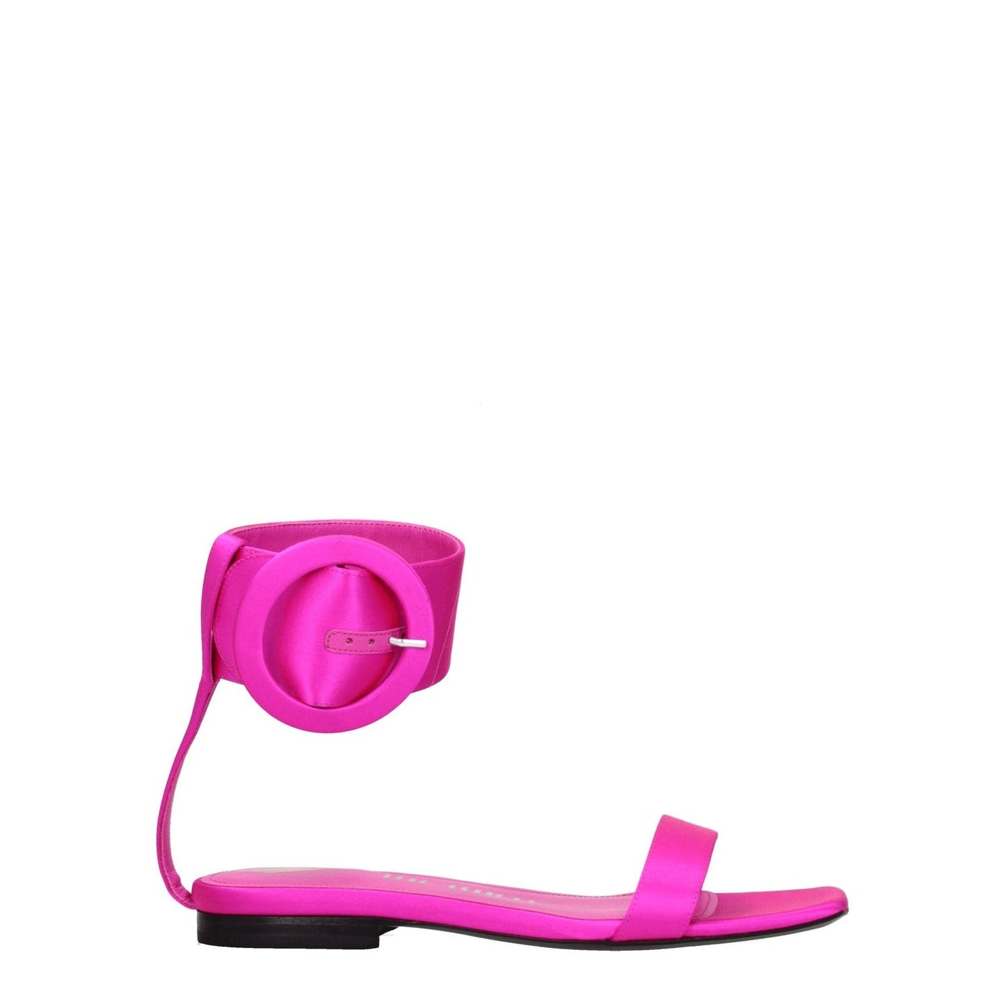 The Attico Pink Satin Sandals
