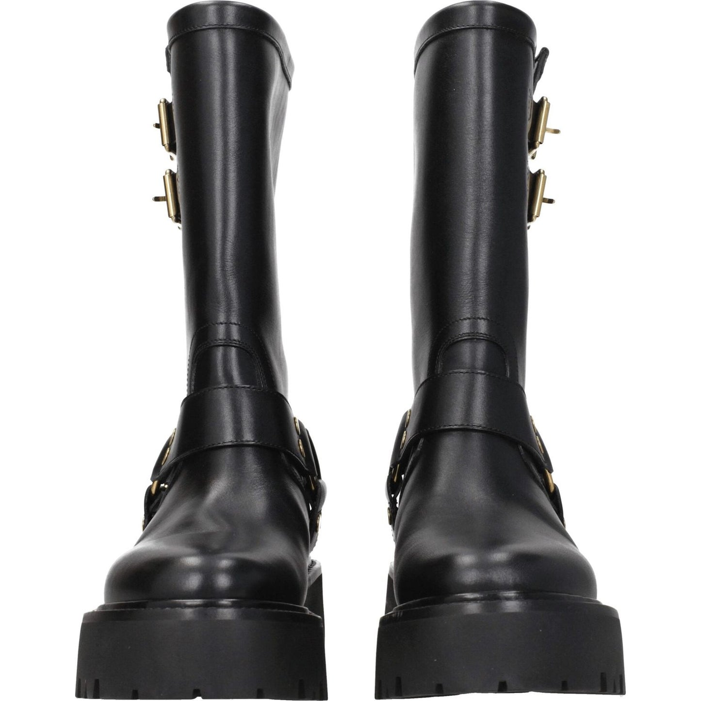 Celine Gold Leather Ankle Boots CE-8547288580361-EU41/US11
