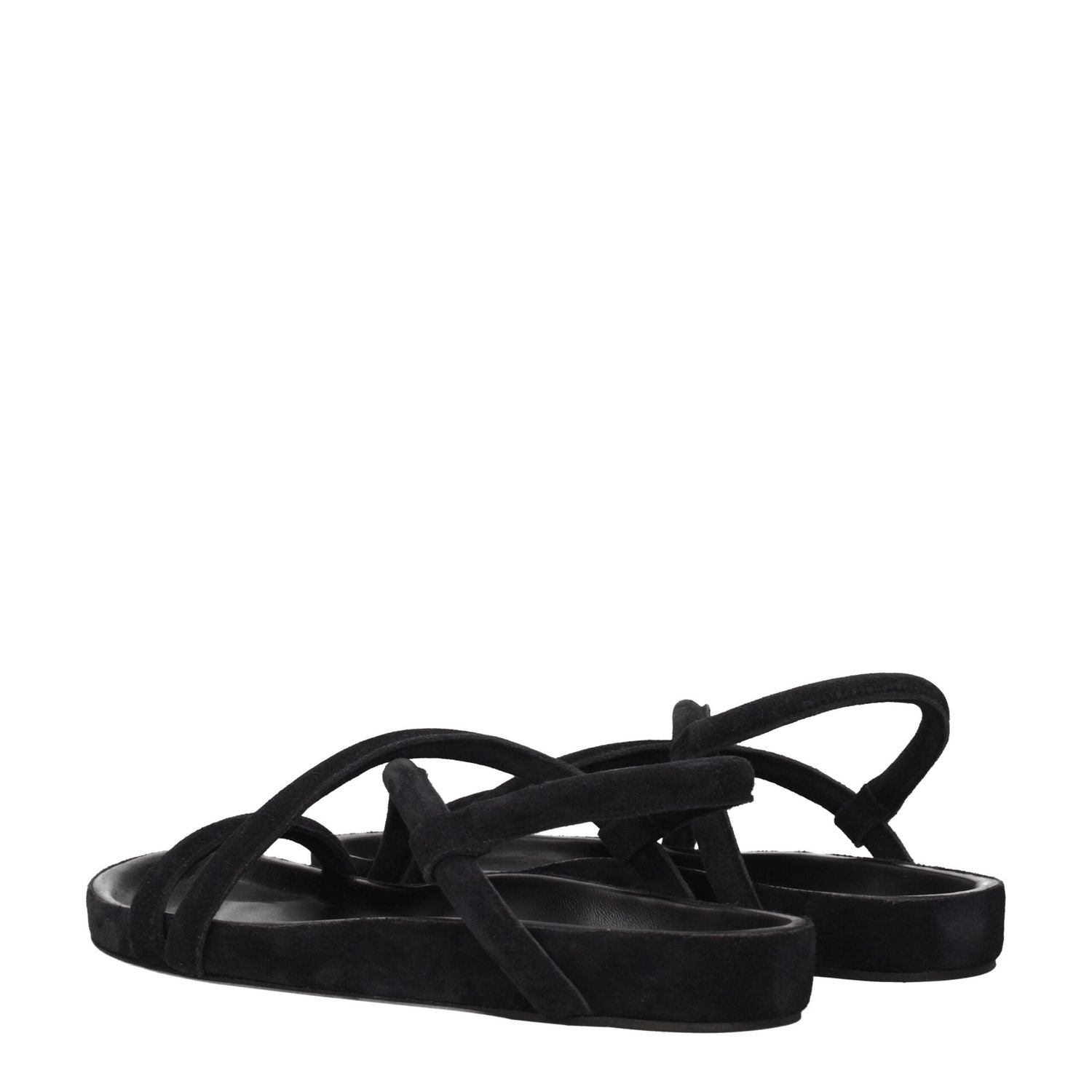 Isabel Marant Black Leather Sandals
