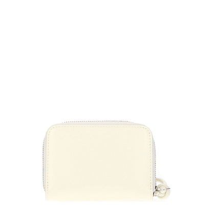 Jil Sander Beige Leather Wallet