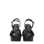 Sergio Rossi Black Leather Platforms