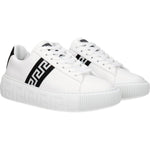 Versace White Leather Low Tops 1728,75667636384,EU35.5/US5.5,EU35/US5,New with tags,Shoes,Sneakers - Women - Shoes,Versace,White,Women,Women - Shoes VE-8547404513545-EU35/US5