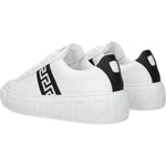 Versace White Leather Low Tops 1728,75667636384,EU35.5/US5.5,EU35/US5,New with tags,Shoes,Sneakers - Women - Shoes,Versace,White,Women,Women - Shoes VE-8547404513545-EU35/US5