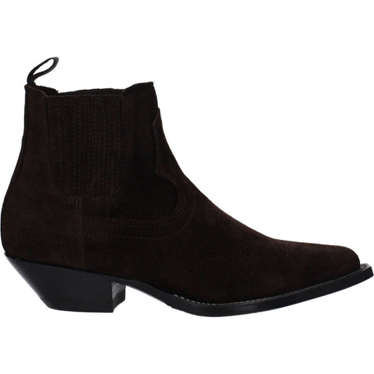Sonora Brown Leather Ankle Boots