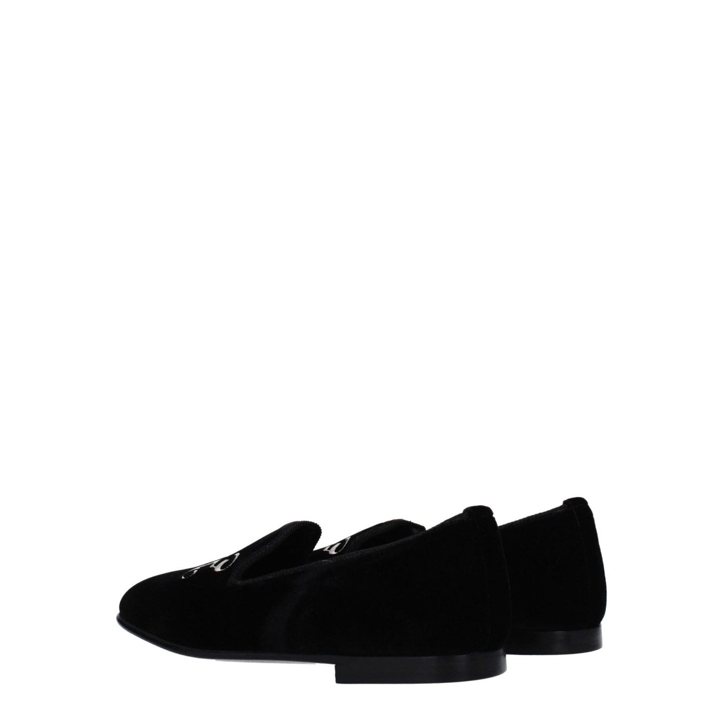 Palm Angels Black Velvet Slip-On Loafers PA-8547450683657-EU36/US6