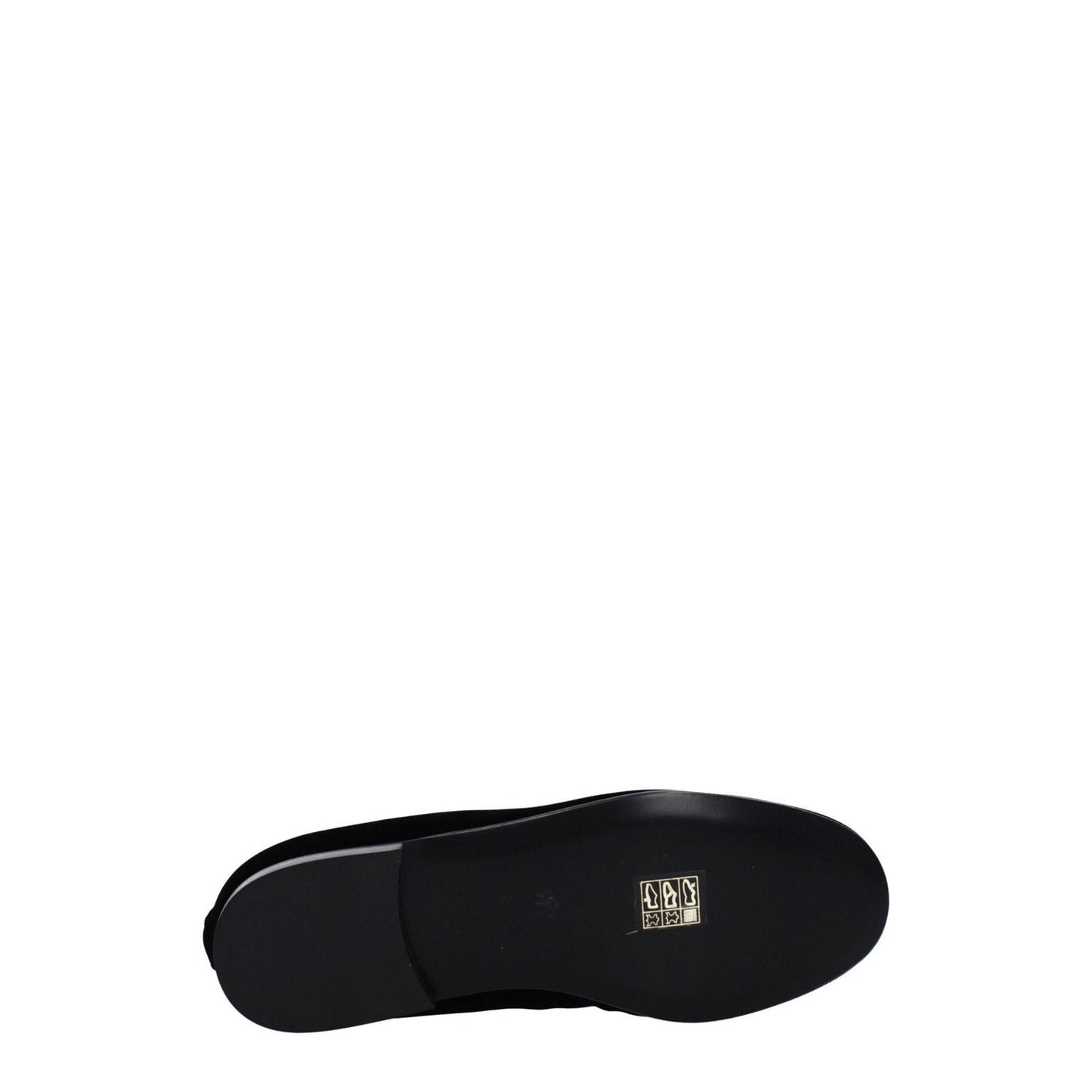 Palm Angels Black Velvet Slip-On Loafers PA-8547450683657-EU36/US6