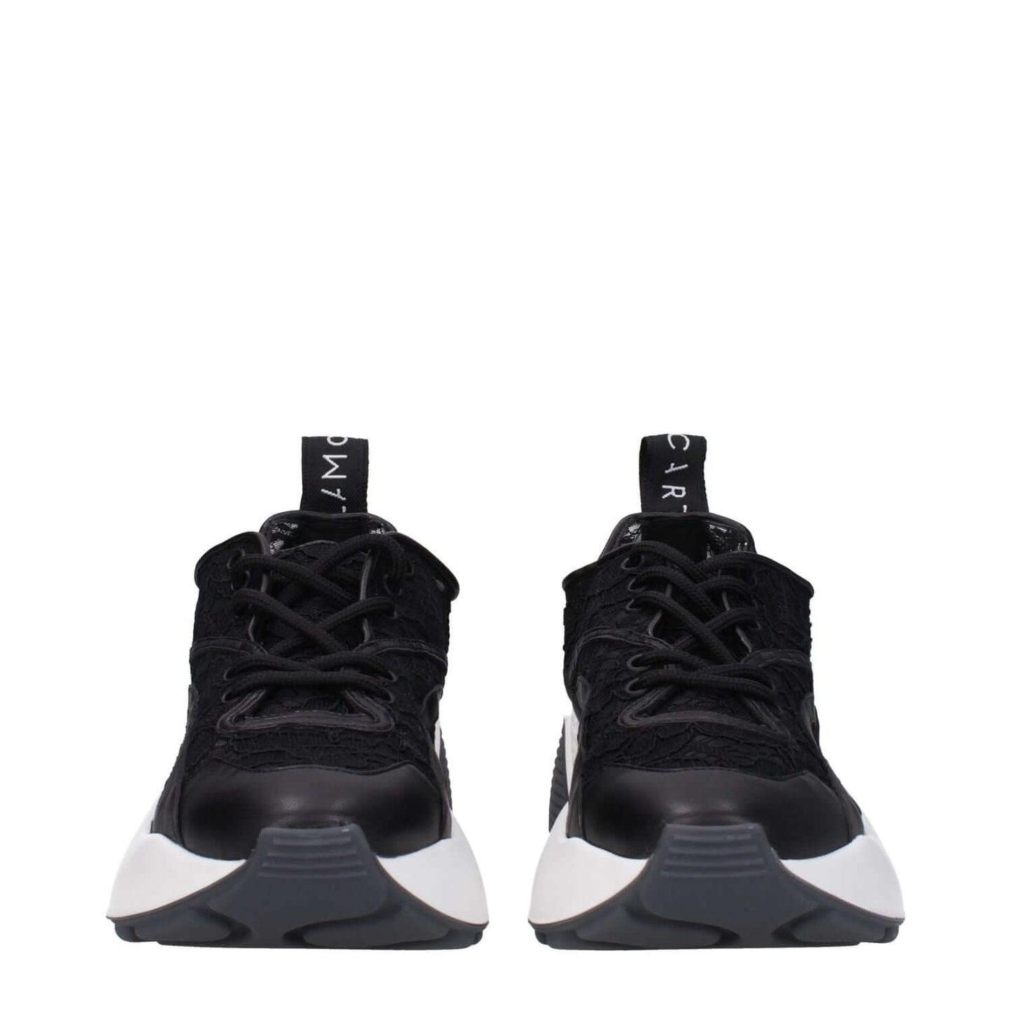 Stella McCartney Black Fabric Chunky Sneakers
