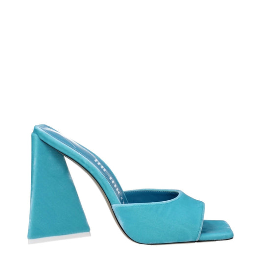 The Attico Light Blue Velvet Platforms TH-8613448745225-EU39/US9